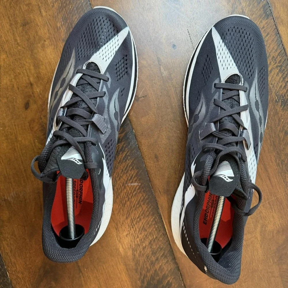 Saucony‎ Endorphin Pro 2 Shoes Mens Size 14 Black Carbon Racing S20687-10
